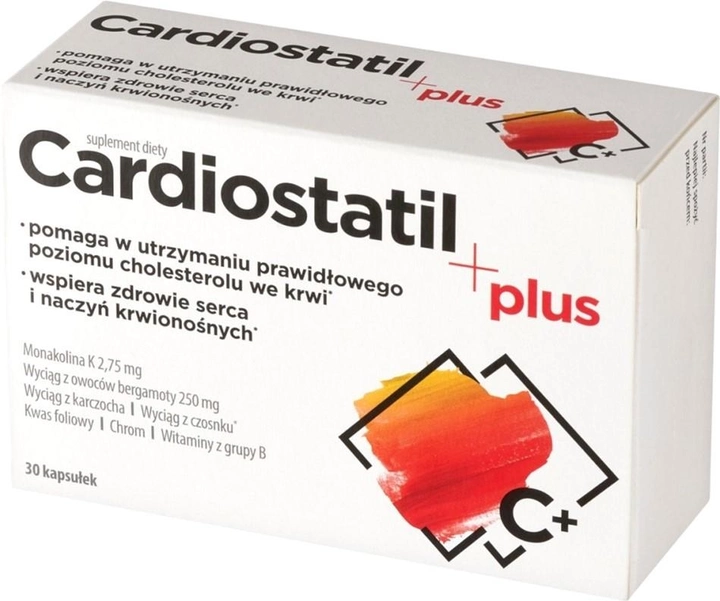 Дієтична добавка Aflofarm Cardiostatil Plus 30 капсул (5902802707574) - зображення 2