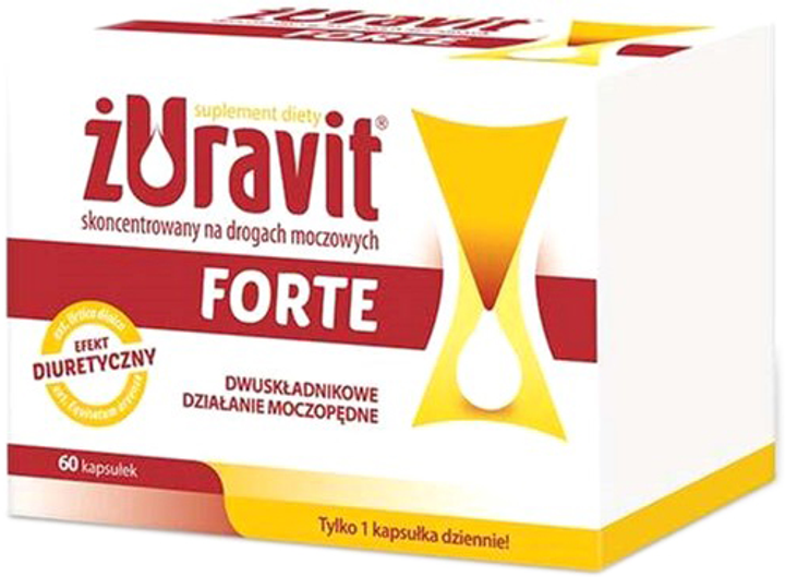 Suplement diety Herbapol Lublin Żuravit Forte 60 caps (5900956801070) - obraz 1