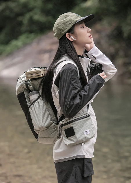 Рюкзак туристический Naturehike 20 л NH20BB206 светло-серый - Фото 4 Рюкзак туристический Naturehike 20 л NH20BB206 светло-серый - изображение 4