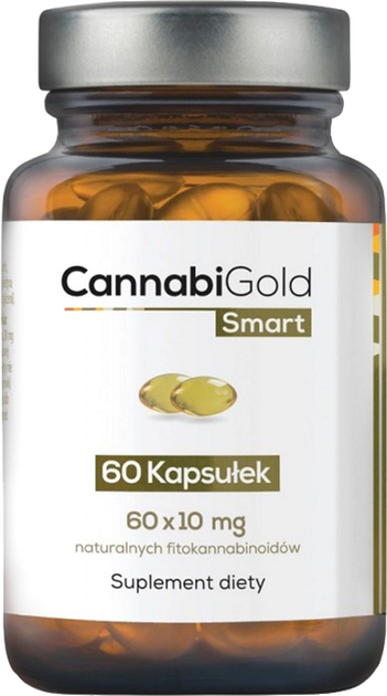 Дієтична добавка Hempoland Cannabi Gold Smart 60 капсул (5907769893100) - зображення 1