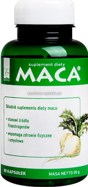 Suplement diety A-Z Medica Maca 80 kapsułek (5903560620419) - obraz 1