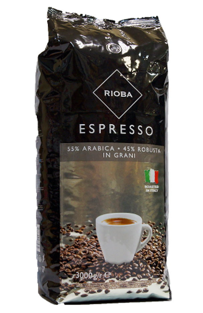 Купить Кофе в зернах Rioba Espresso Silver 3 кг – ROZETKA. Выгодная ...