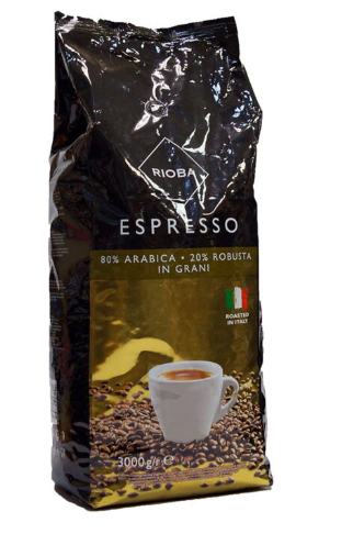 Кофе в зернах Rioba Espresso Gold 3 кг - Фото 1 Кофе в зернах Rioba Espresso Gold 3 кг - изображение 1