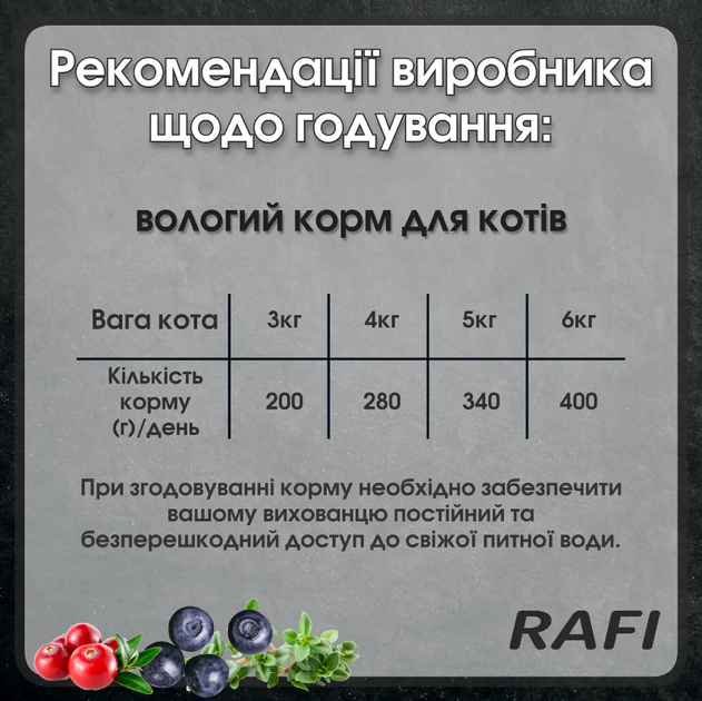 Влажный корм для взрослых кошек Dolina Noteci RAFI cat с индейкой, 400 г - изображение 2
