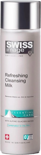 Молочко для вмивання обличчя Swiss Image Essential Care Soothing Cleansing Milk 200 мл (7640140383262) - зображення 1
