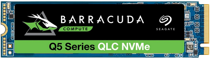 Dysk SSD Seagate BarraCuda Q5 1TB M.2 PCI Express 3.0 3D NAND QLC (ZP1000CV3A001) - obraz 1