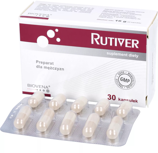 Suplement diety Biovena Health Rutiver 30 kapsułek (5903111462109) - obraz 3