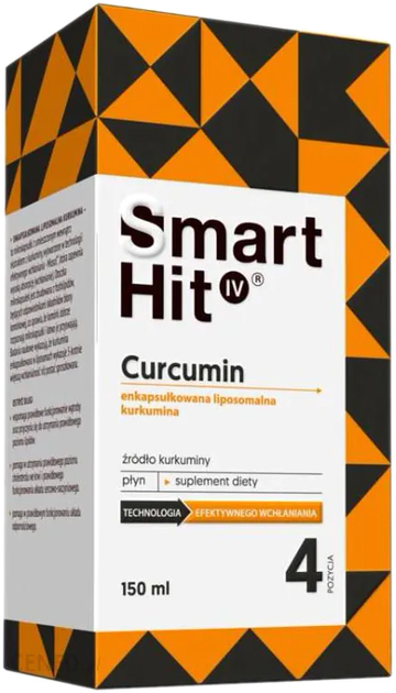 Suplement diety Valentis Smart Hit IV Curcumin 150 ml (7640153061157) - obraz 1