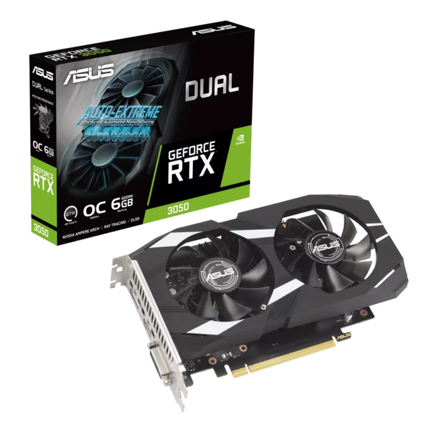 Видеокарта Asus NVIDIA RTX 3050 6ГБ GDDR6/14000 МГц (DUAL-RTX3050-O6G) - изображение 6