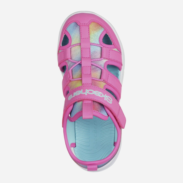 Sandaly dzieciece dla dziewczynki Skechers 303276L 33 Rozowe (197627639666) - obraz 3