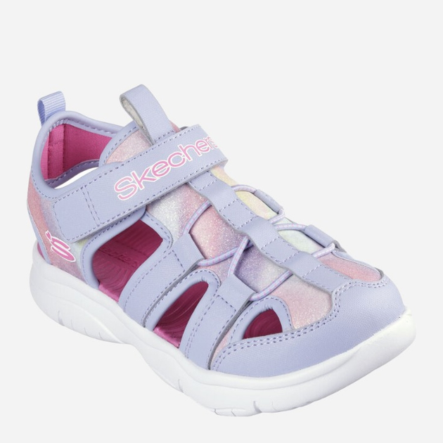 Sandały dziecięce dla dziewczynki ortopedyczne Skechers 303276L 34 Liliowe (197627805016) - obraz 2