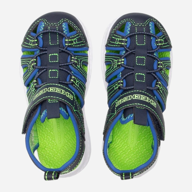 Sandaly chlopiece Skechers 400041L 33 Granatowe (194428408422) - obraz 5