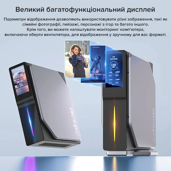 Міні-ПК з екраном Acepc PicoBox Home S1 / Intel Processor N95