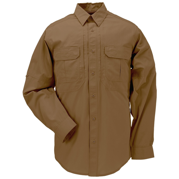 Рубашка тактическая 5.11 Tactical Taclite Pro Long Sleeve Shirt S Battle Brown - изображение 2