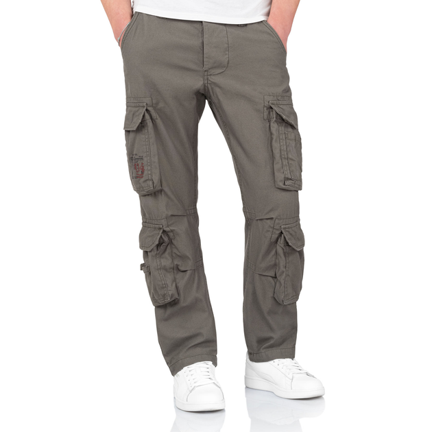 Брюки SURPLUS AIRBORNE TROUSERS SLIMMY 2XL Olive - изображение 1