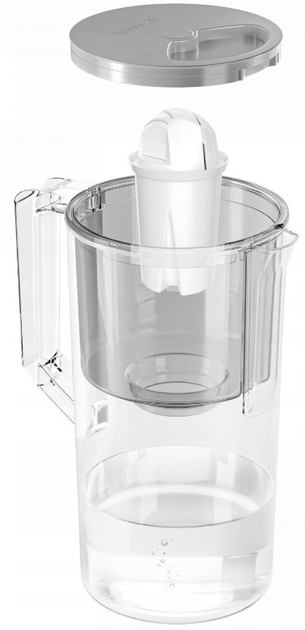 Dzbanek filtrujący Wessper AquaClassic Basic szary - obraz 3