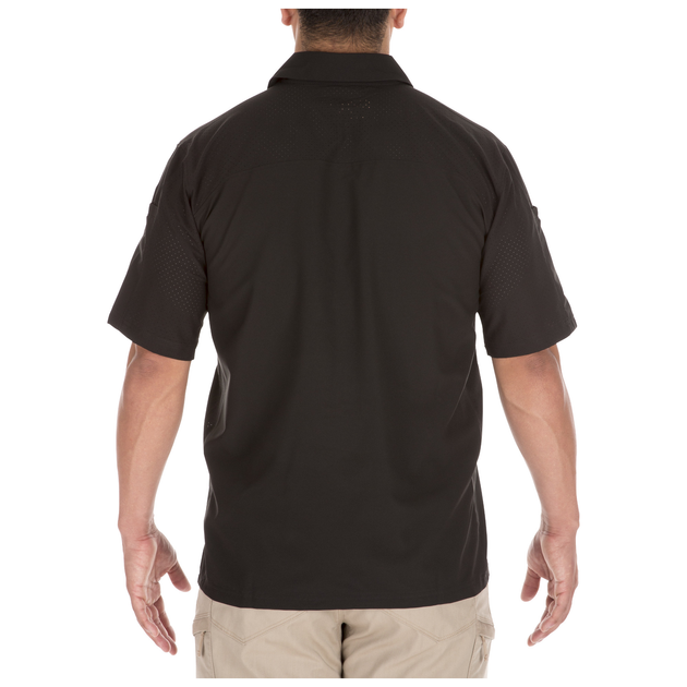 Рубашка тактическая с коротким рукавом 5.11 Freedom Flex Woven S/S S Black - изображение 2