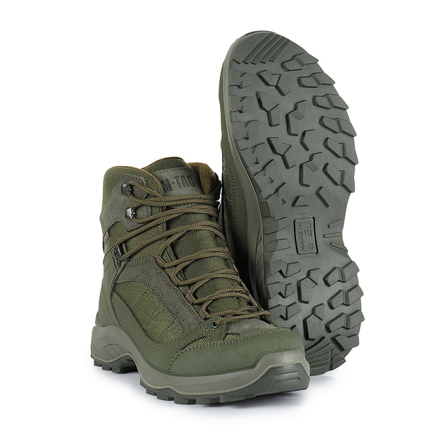 Ботинки M-Tac тактические демисезонные Ranger Green 40 - изображение 1