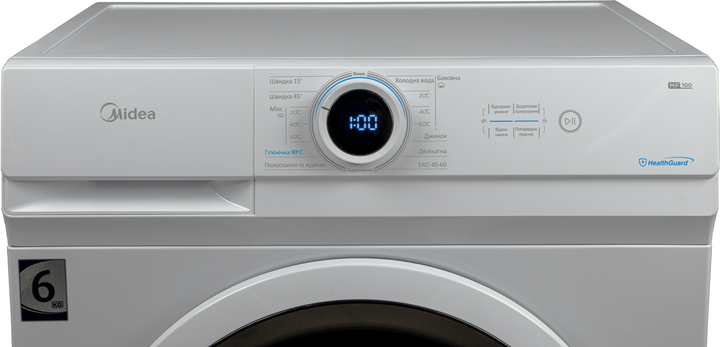 Стиральная машина Midea MF100W60/W-UA - изображение 5