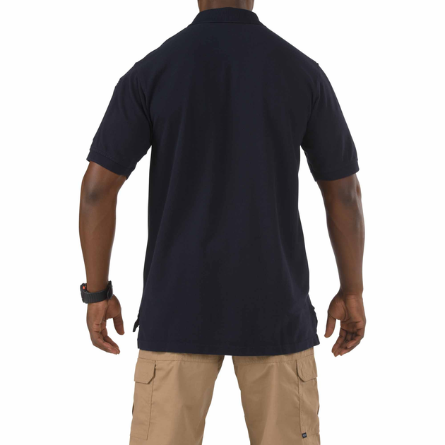 Футболка Поло тактическая с коротким рукавом 5.11 Tactical Professional Polo - Short Sleeve L Dark Navy - изображение 2