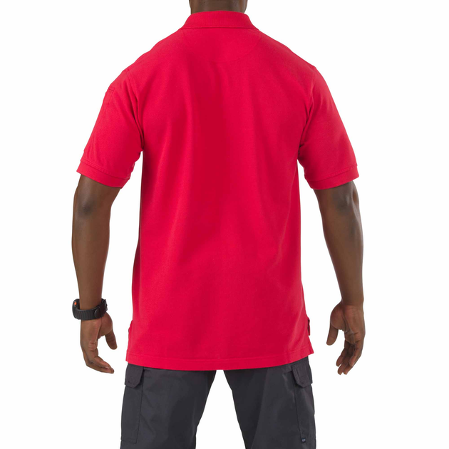 Футболка Поло тактическая с коротким рукавом 5.11 Tactical Professional Polo - Short Sleeve XS Range Red - изображение 2