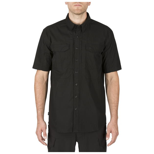 Рубашка тактическая с коротким рукавом 5.11 Stryke™ Shirt - Short Sleeve 2XL Black - изображение 1