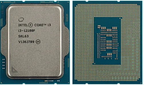 Процесор Intel Core i3 12100F 3.3 GHz (12 МБ, Alder Lake, 60 W, S1700) Tray (CM8071504651013) Для настільного - изображение 3