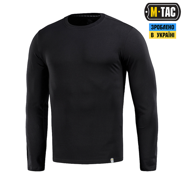 Футболка рукав довгий M-Tac M Black 93/7 - зображення 1