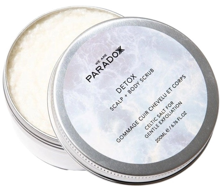 Скраб для шкіри голови We Are Paradoxx Detox Scalp and Body Scrub 200 г (5060616950156) - зображення 2