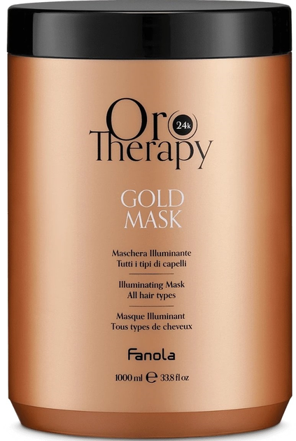 Maska do włosów Fanola Oro Therapy 24k Gold 1000 ml (8008277762807) - obraz 1