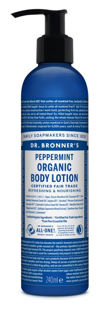 Лосьйон для тіла Dr. Bronner’s Organic Peppermint 240 мл (0018787261057) - зображення 1