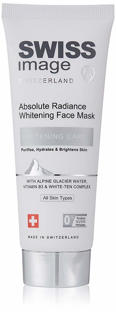Маска для обличчя Swiss Image Whitening Care Absolute Radiance Whitening 75 мл (7640140380995) - зображення 1