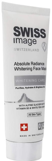 Маска для обличчя Swiss Image Whitening Care Absolute Radiance Whitening 75 мл (7640140380995) - зображення 2