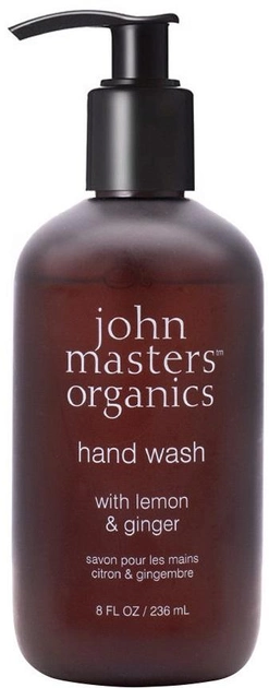 Mydło do rąk John Masters Organics Lemon & Ginger Hand Wash 236 ml (0669558004337) - obraz 1