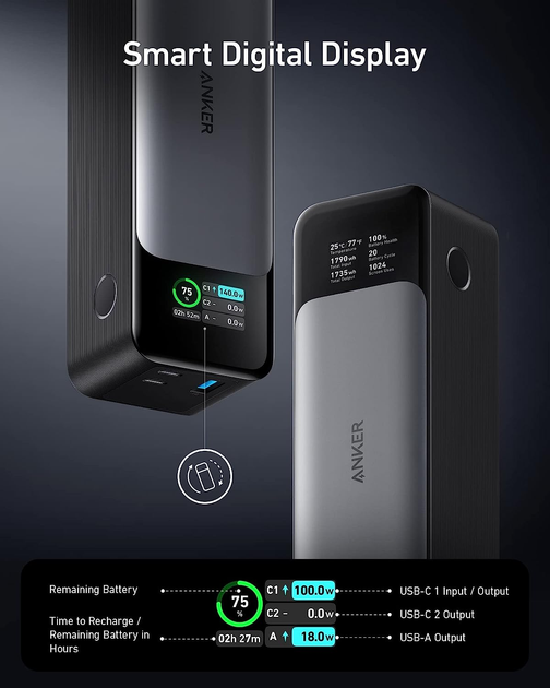 Anker 737 Power Bank (PowerCore 24000)をレビュー！最大140Wの