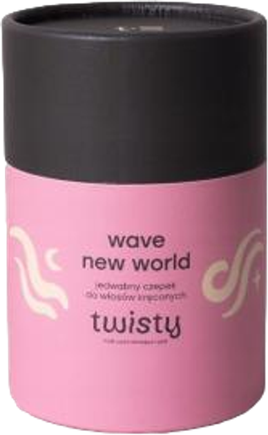 Czepek do włosów Twisty Wave New World jedwabny Multi (5905054100988) - obraz 1