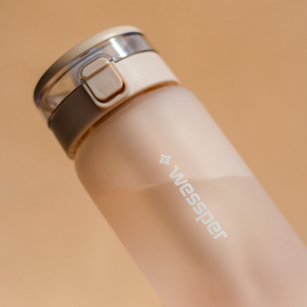 Butelka filtrująca na wodę Wessper ActiveMax Clarti Glass Beżowa (WES264-BG) - obraz 2