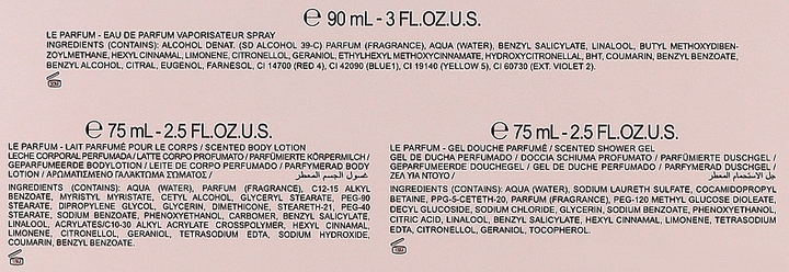 Набір для жінок Elie Saab Le Parfum Парфумована вода 90 мл + Лосьйон для тіла 75 мл + Гель для душу 75 мл (7640233340967) - зображення 2
