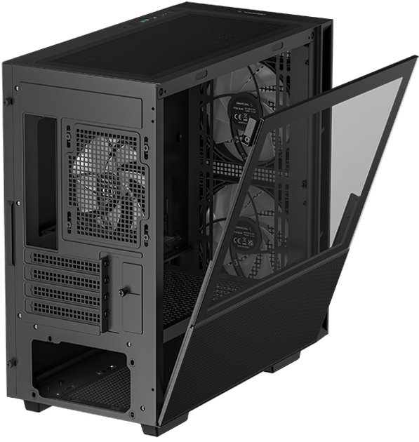 Корпус DeepCool CH360 Black (R-CH360-BKAPE3-G-1) - зображення 7