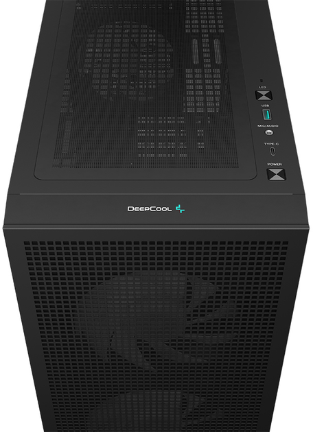 Корпус DeepCool CH360 Black (R-CH360-BKAPE3-G-1) - зображення 8