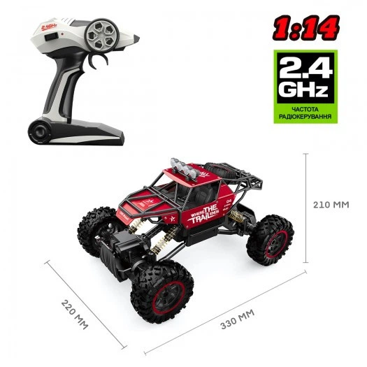 Автомобиль Off-road Crawler на р/у – Where the trail ends (красный) - Фото 2 Автомобиль Off-road Crawler на р/у – Where the trail ends (красный) - изображение 2