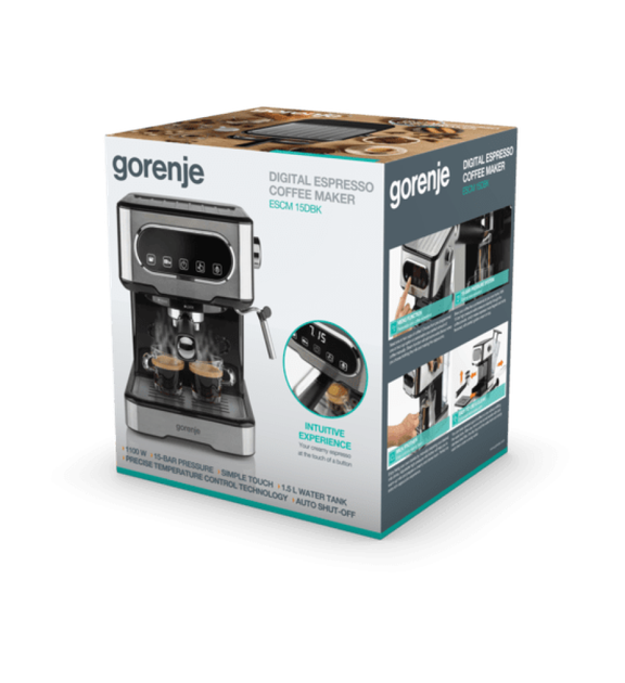 Кофеварка эспрессо Gorenje ESCM 15 DBK - изображение 3