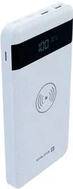 Powerbank Evelatus Power Bank Wireless EPB05 10000 mAh White (EPB05WH) - obraz 3