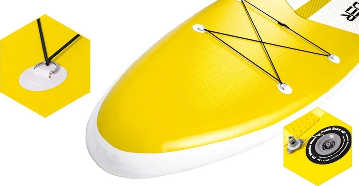 Надувна SUP дошка (Сапборд) THUNDER COAST YELLOW 320 - изображение 6
