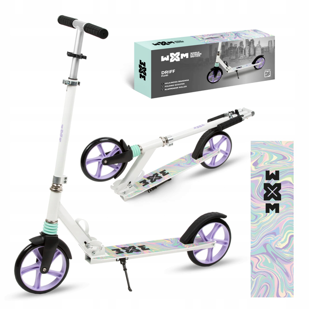Hulajnoga dziecięca Kidwell Drift Game Urban Biała (5901130098231) - obraz 1