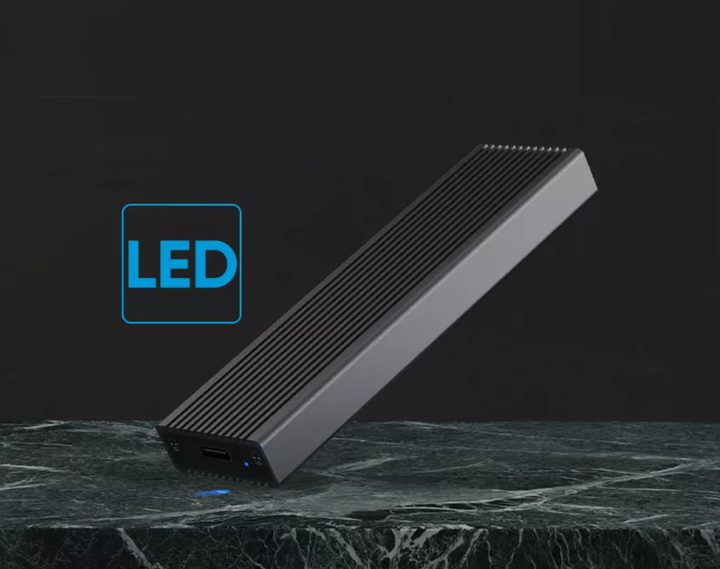 Зовнішня кишеня Blueendless 2806N для NVMe (PCIe) M2 SSD USB 3.1 Gen 2 Type-C - зображення 7