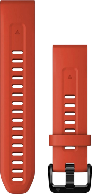 Pasek silikonowy Garmin QuickFit 20 mm Flame Red (753759278380) - obraz 1