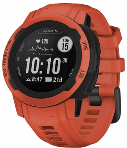 Pasek silikonowy Garmin do Instinct 2S 20 mm Poppy (753759297503) - obraz 2
