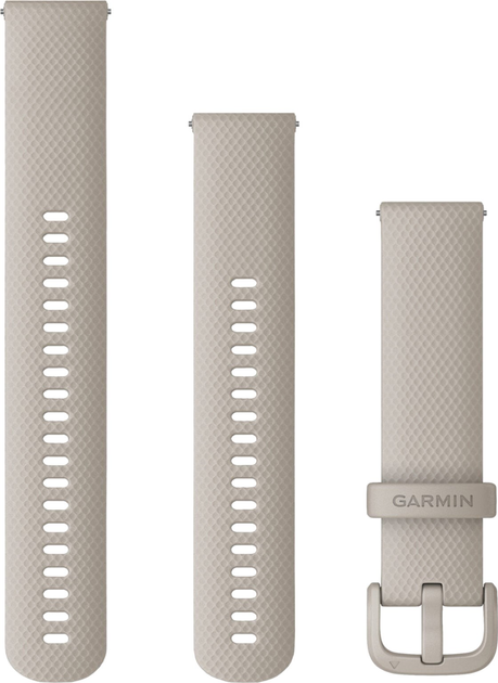 Ремінець силіконовий Garmin Quick Release 20 мм French Gray (753759305987) - зображення 1
