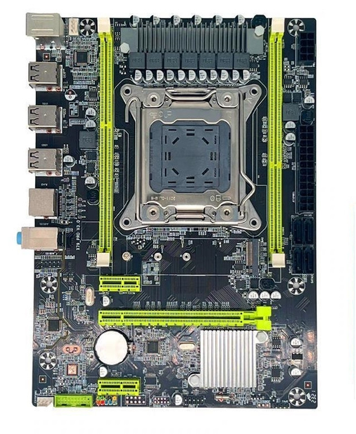 Материнская плата Taishuo X79 PRO LGA 2011 + процессор (б/у) Xeon E5-2650 v2 8 ядер 2,6GHz + RAM DDR3 32 GB + кулер (202650241) - изображение 2